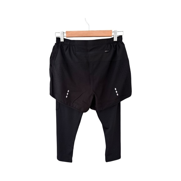 Rawgear Black Compression Legging Shorts Bradley Martyn NWT Size S - Picture 2 of 7